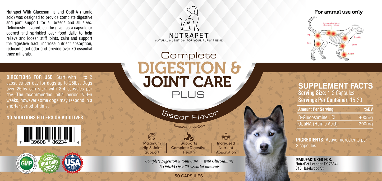 Copy of Complete Digestion & Joint Care Plus-Bacon Flavor